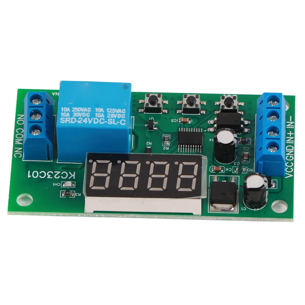 Scheda relè del contatore di impulsi multifunzionale, modulo relè del contatore di impulsi multifunzionale, modulo relè del contatore di impulsi singolo, modulo relè con optoaccoppiatore, scheda relè del contatore di impulsi, modulo relè del contatore di impulsi - 4