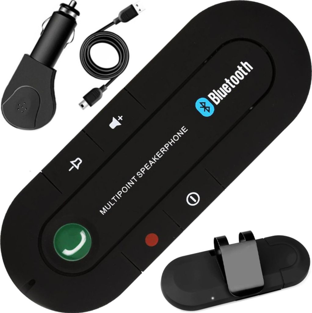 Zestaw Głośnomówiący Samochodowy Bluetooth 5.0 Zdjęcie produktu 