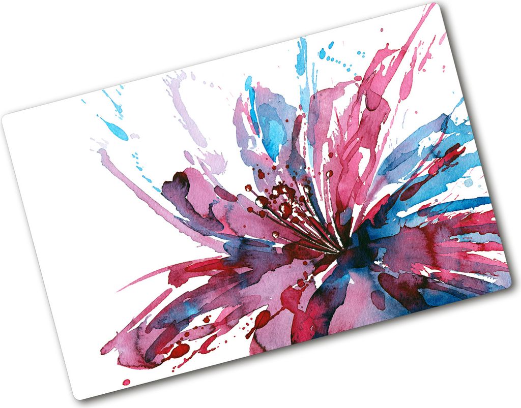 Tulup Glas Herdabdeckplatte - 80x52 cm - Glaskeramikkochfeld-Abdeckung Spritzschutz Glasabdeckplatte - Einteilig - Kunst: Modern & Klassisch - Abst...