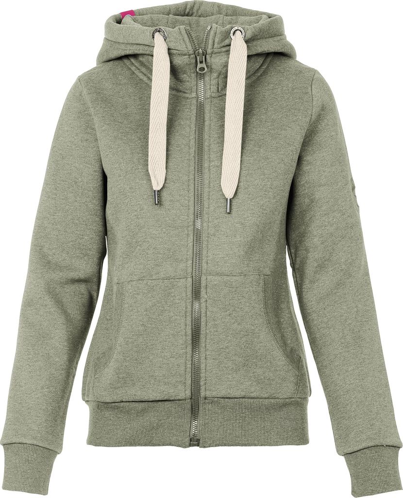 salzhaut Damen Sweatjacke SÖÖTE S Kuschelige Kapuzenjacke für Frauen aus weichem Baumwoll-Mix – Maritimer Zip-Hoodie mit dicken Kordeln – De...