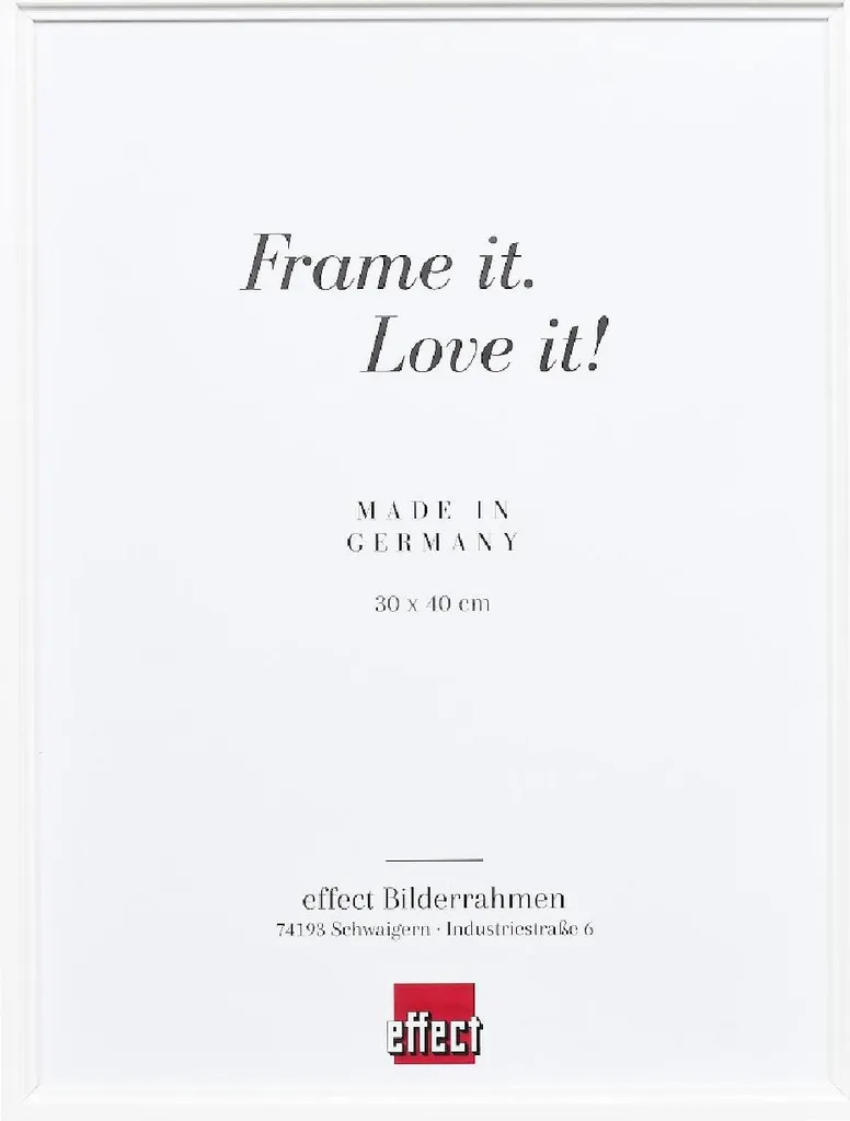 Cornice Legno 30x30 Profilo 69 Bianco Vetro Museale Protezione UV 70%