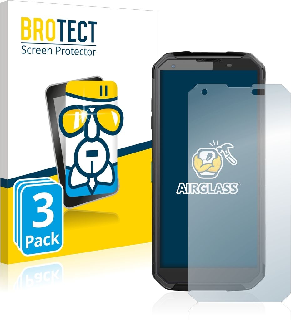 3x BROTECT Schutzglas für Blackview BV9500 Plus Schutzfolie Produktbild 