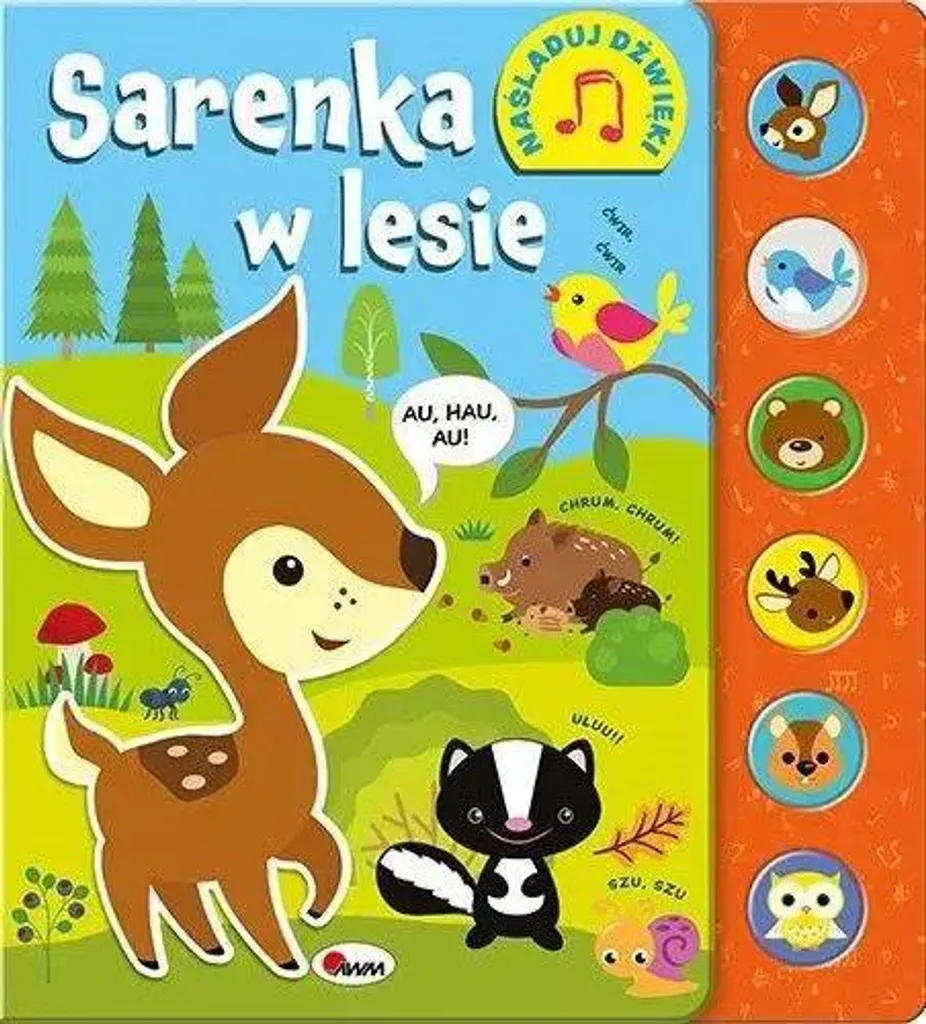 Sarenka w lesie : le livre sonore qui capte enfin l'attention de votre bébé