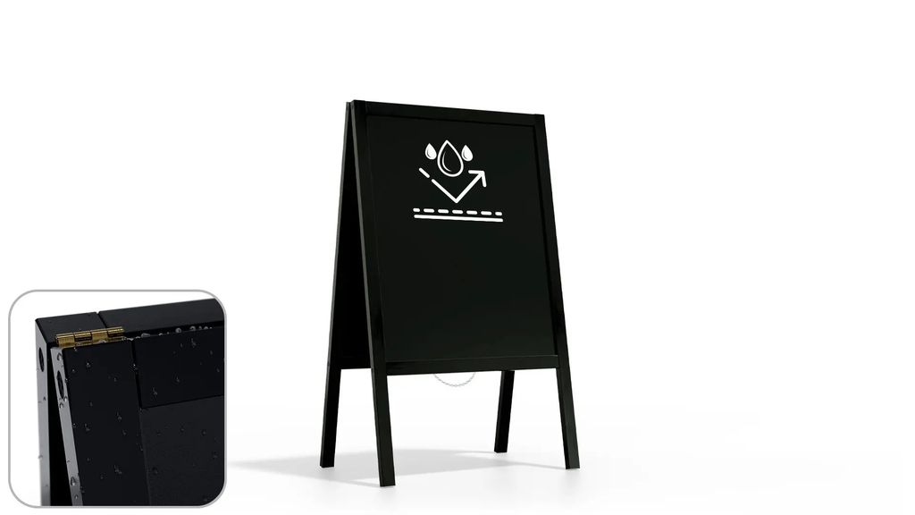 Reklamní áčko s křídovou tabulí 100x60 cm - voděodolné Obrázek produktu 8