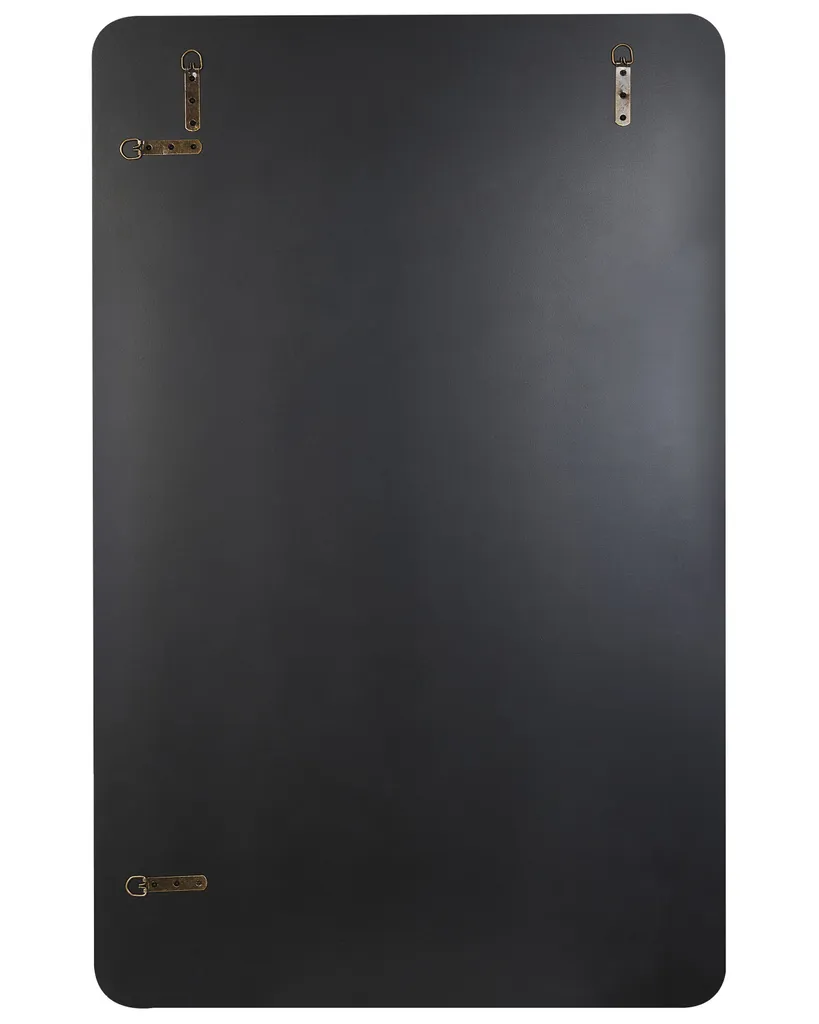 Miroir Mural Finition Gris Ormes 110 cm - Cadre Robuste et Style Moderne - 4