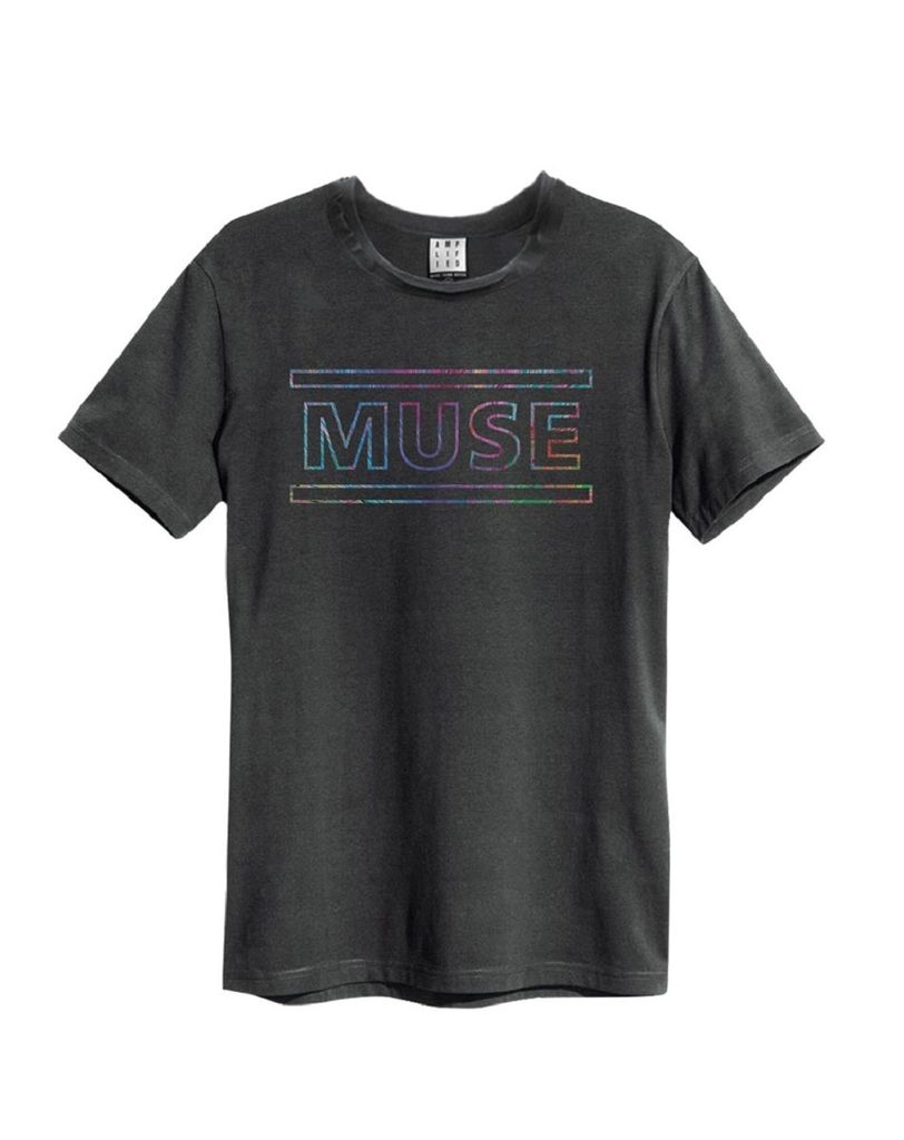 Muse T-Shirt Herren Amplified Collection - Logo charcoal L