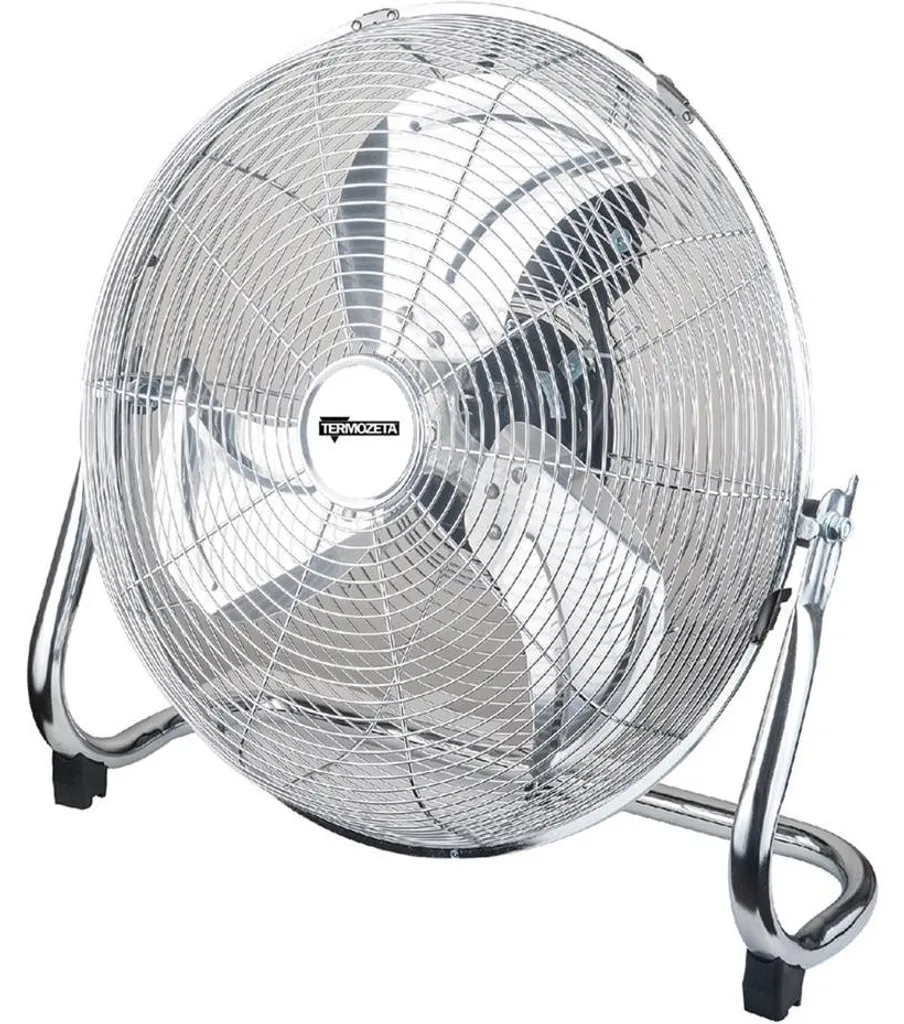Ventilateur de sol Termozeta Bassotto inclinable 3 vitesses en métal