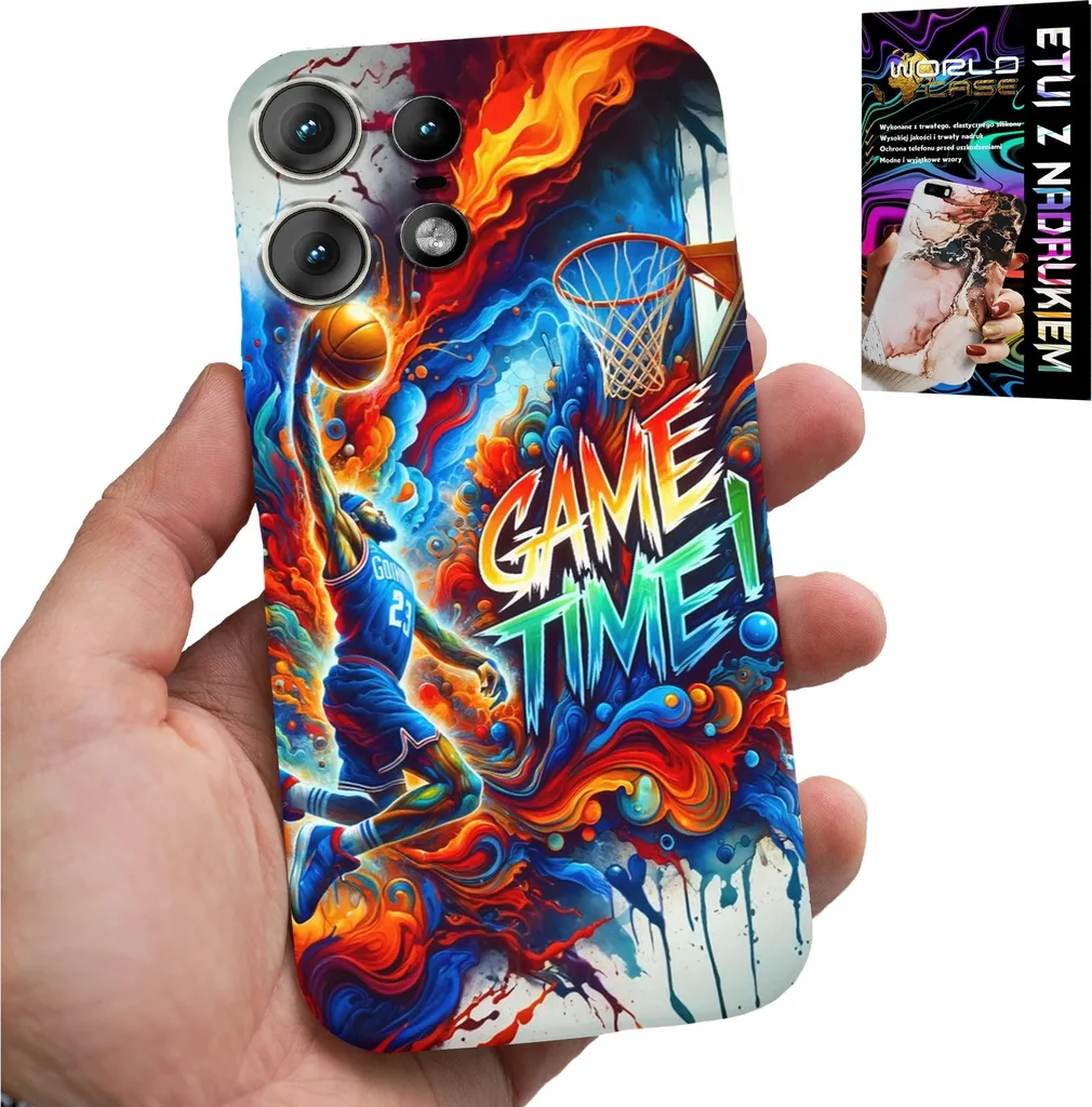 Custodia Motorola Edge 50 Pro NBA Game Time - Offerta Custodia + Foil