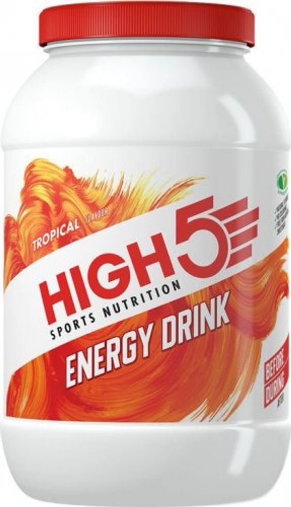 HIGH5 - Energy Drink - 2200 g -tropisch Geschmack - Isotonisches Energiegetränk - Elektrolyt - Elektrolyte + Kohlenhydrate Sportgetränk - 2:1 Fru...