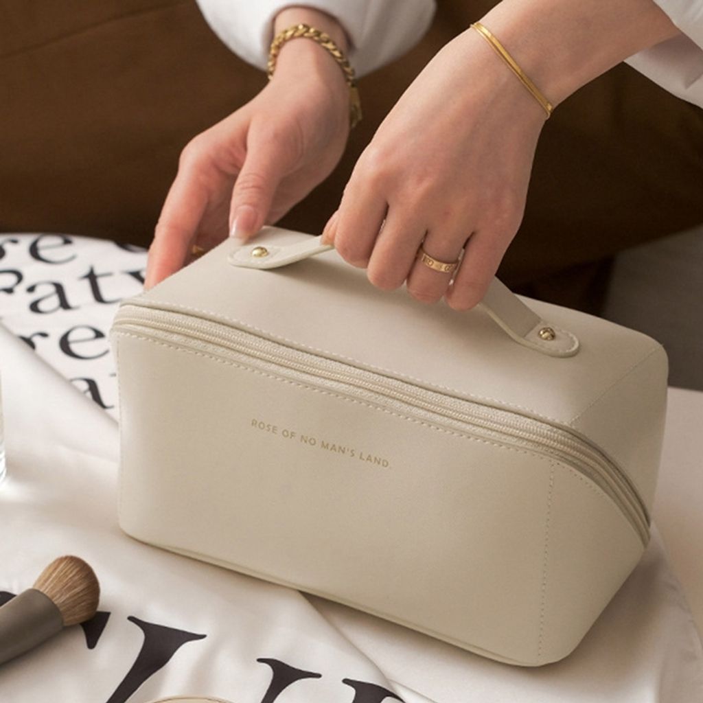 Hohe Kapazität Kosmetiktasche Tragbare Reisekosmetiktasche Produktbild 3