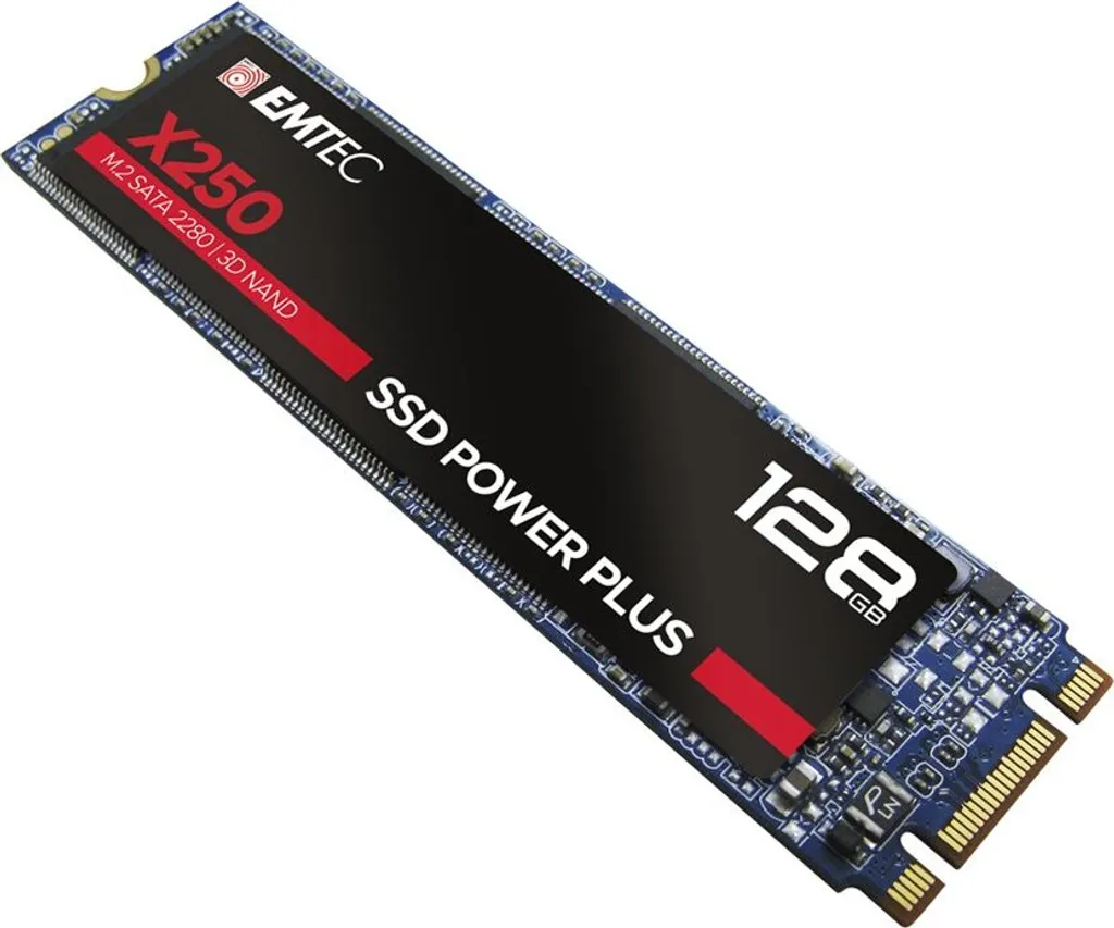 Emtec X250 SSD M.2 SATA 128GB Interno | Upgrade PC Veloce ed Economico