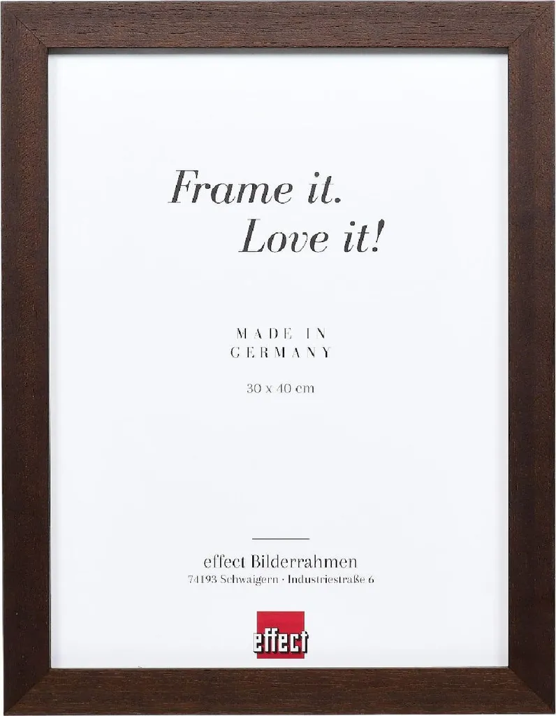 Cornice d'Arte 13x13 cm Profilo 52 Marrone Scuro | Art Glass Special Edition
