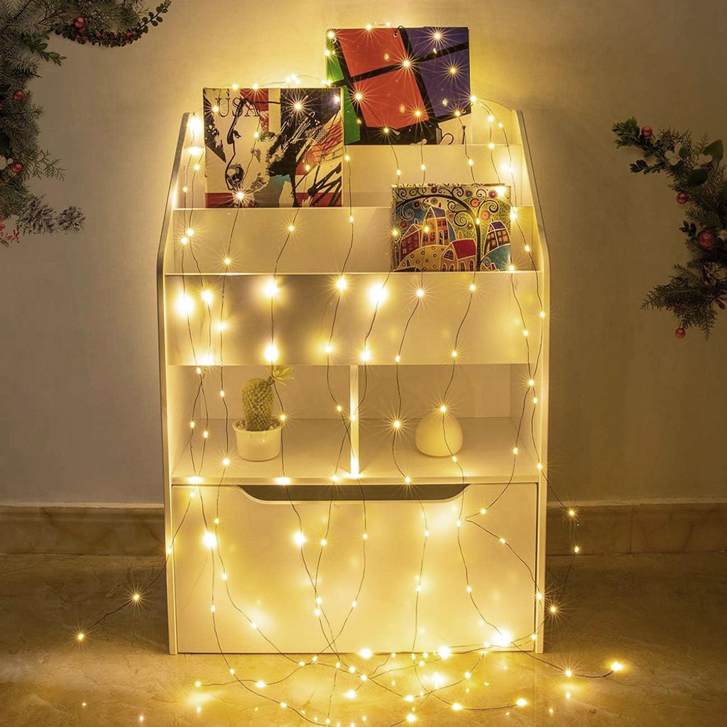 3M 300 LED vianočný reťaz s 10 pramencami, teplá biela, 8 Obrázok produktu 