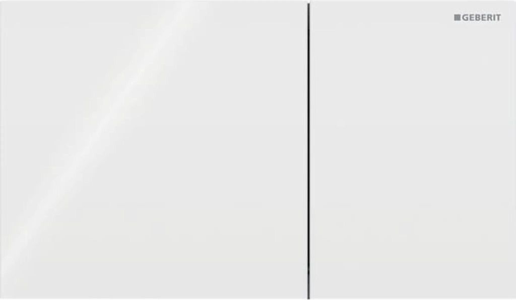 Geberit Sigma70 Betätigungsplatte für 2-Mengen-Spülung, eckig, 115.622.SI.1