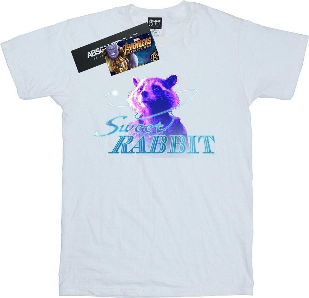 Marvel - "Avengers Infinity War Sweet Rabbit" T-Shirt für Herren BI12699 (S) (Weiß)