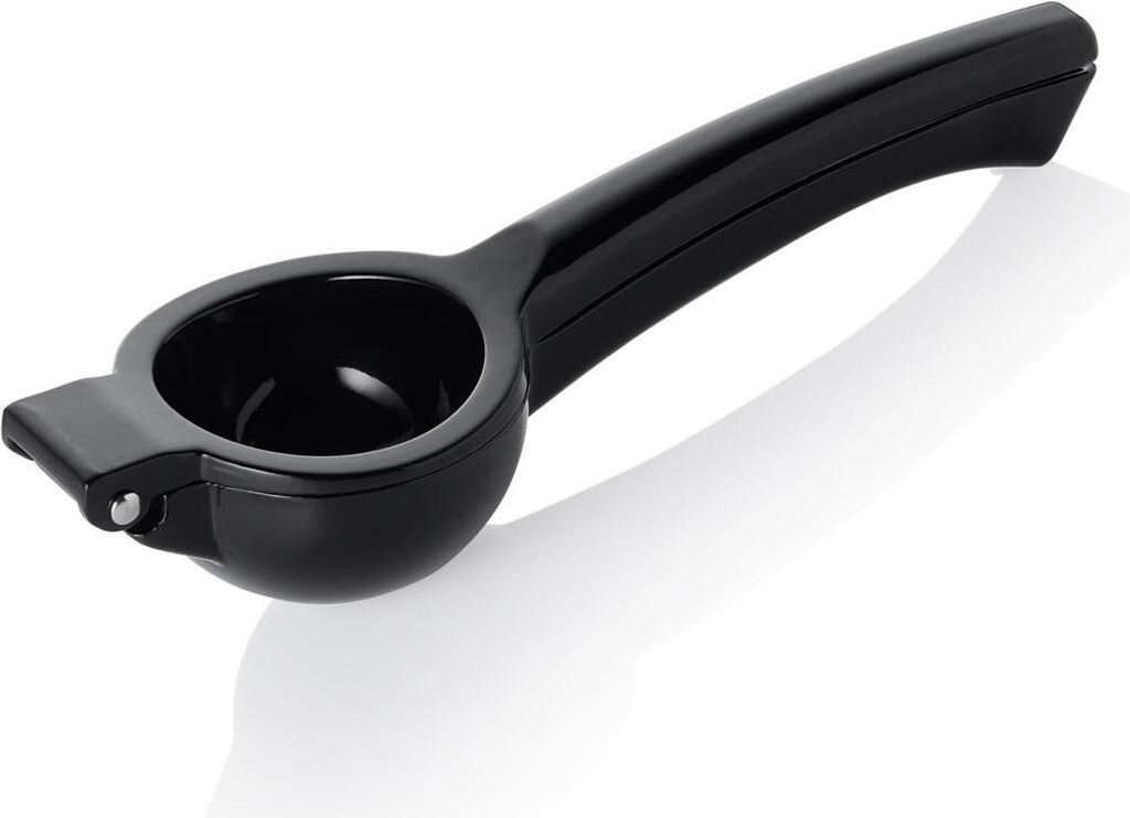 Zitruspresse, Ø 6 cm, 22 x 7,5 cm, schwarz, Aluguss