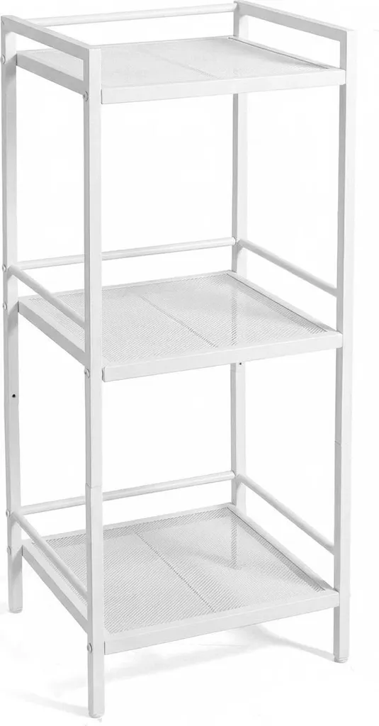 Étagère échelle 3 niveaux en aluminium rose - Rangement chic et durable