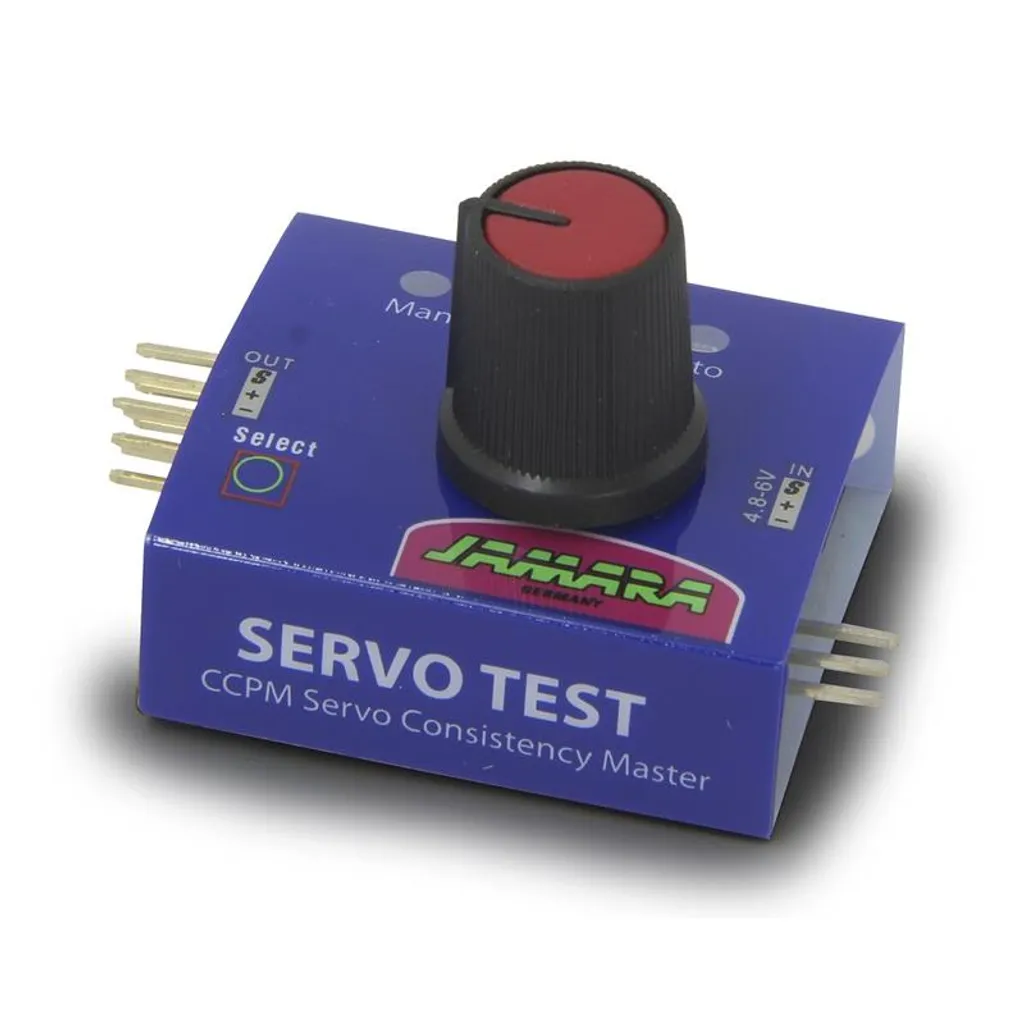 Réglage de Servo avec le Jamara Servotester CCPM Mini 090030 Multitâche