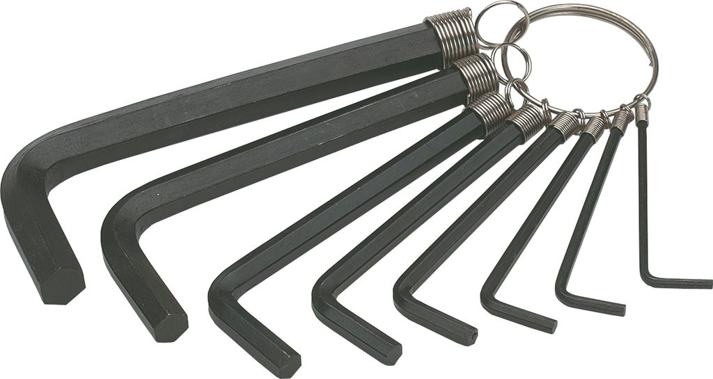TRIUSO Innen-Sechskant - Schlüsselsatz 8-tlg., 2-10mm - Produktbild 