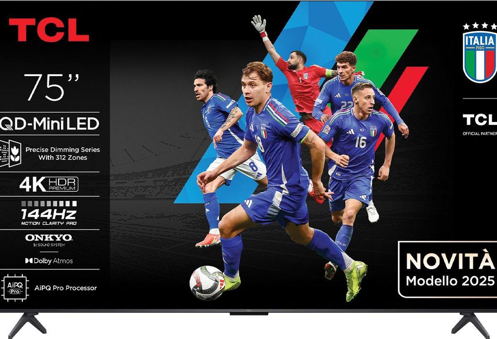 TCL 75C69K Fernseher 190,5 cm (75") 4K Ultra HD Smart-TV WLAN Metallisch