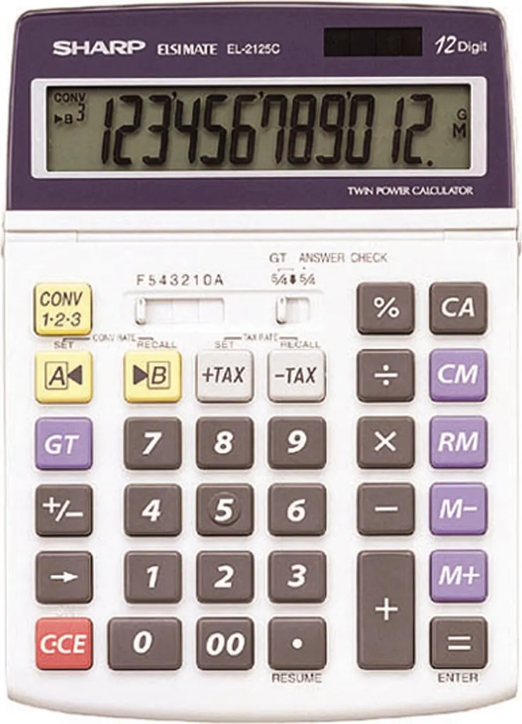 Sharp EL2125C Calcolatrice Professionale - Calcolo Profitto e Business