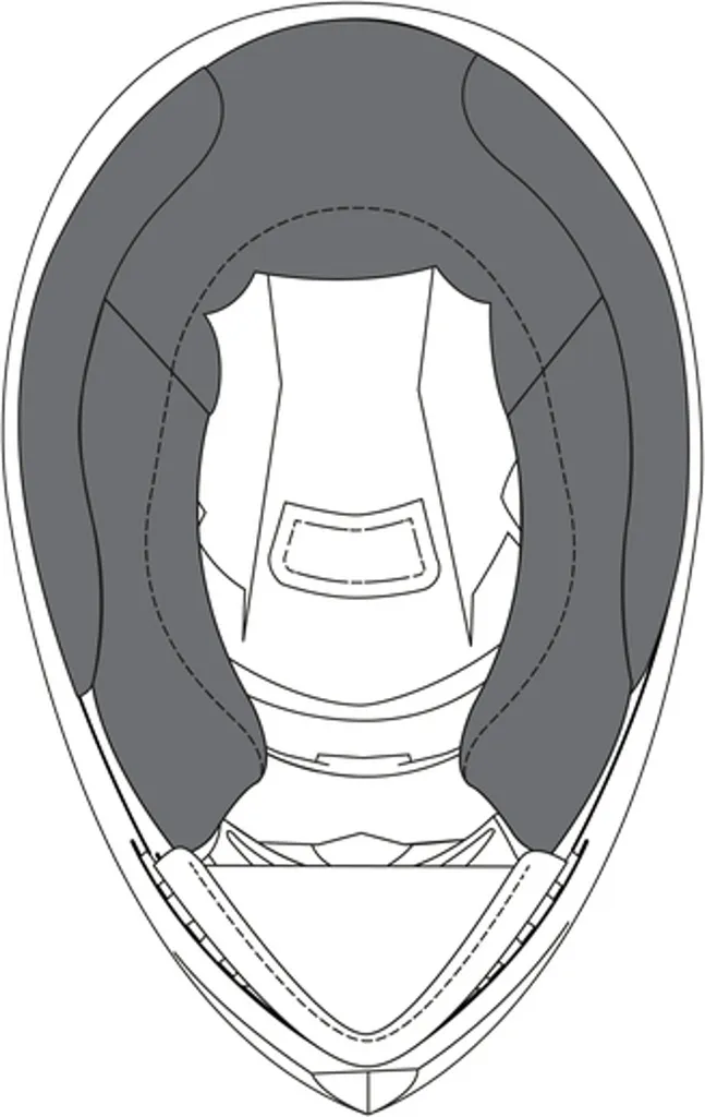 Kit Mousses Latérales AGV K-3 SV Taille MS - Idéal Rénovation Casque Moto