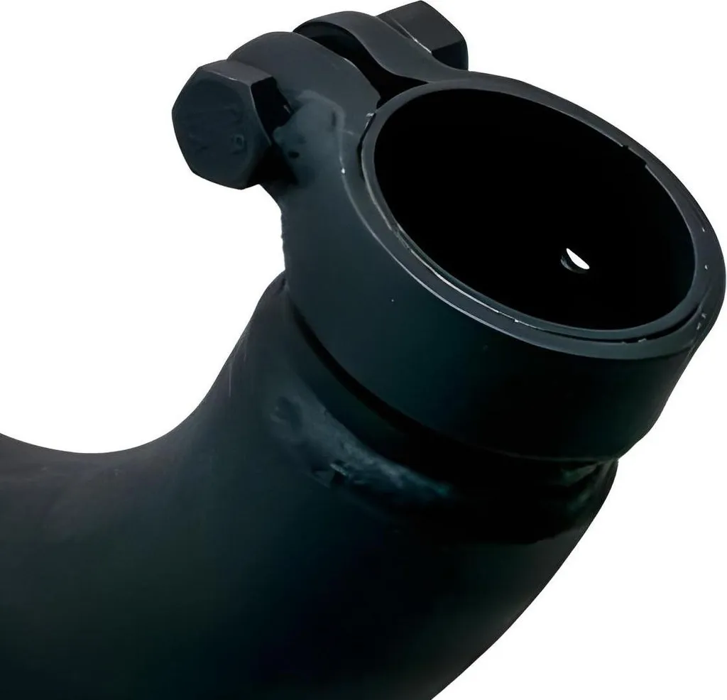 Tuyau d'échappement LeoVince en acier noir pour Vespa PX 125/150