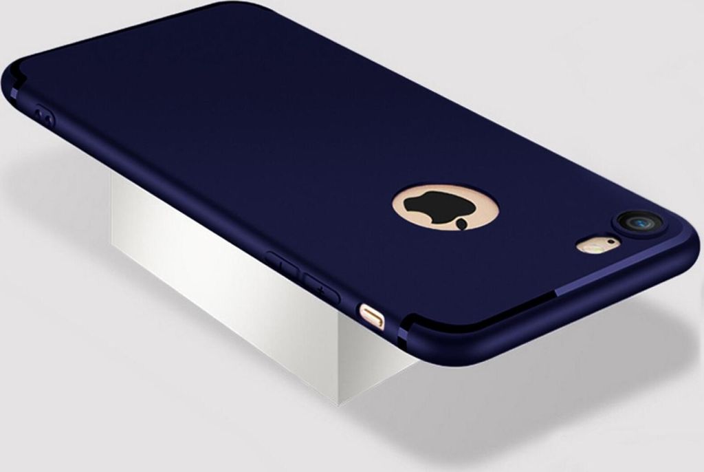 Apple iPhone 8 Plus Soft Back Case Blau