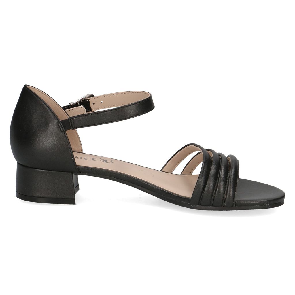 CAPRICE Sandalette Mit Memory-Sohle – G-Weite, 35 Mm Absatz, Aus Leder (Modell 9-28202-42)