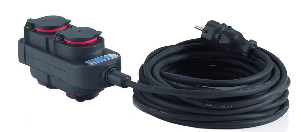 Câble néoprène 10m HEDI VK10NK4 robuste pour jardin et usage intensif