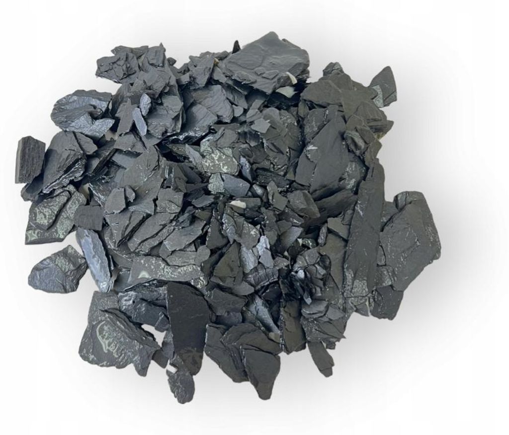 Pietre per Acquario, ardesia nera, ghiaia decorativa Immagine del prodotto 