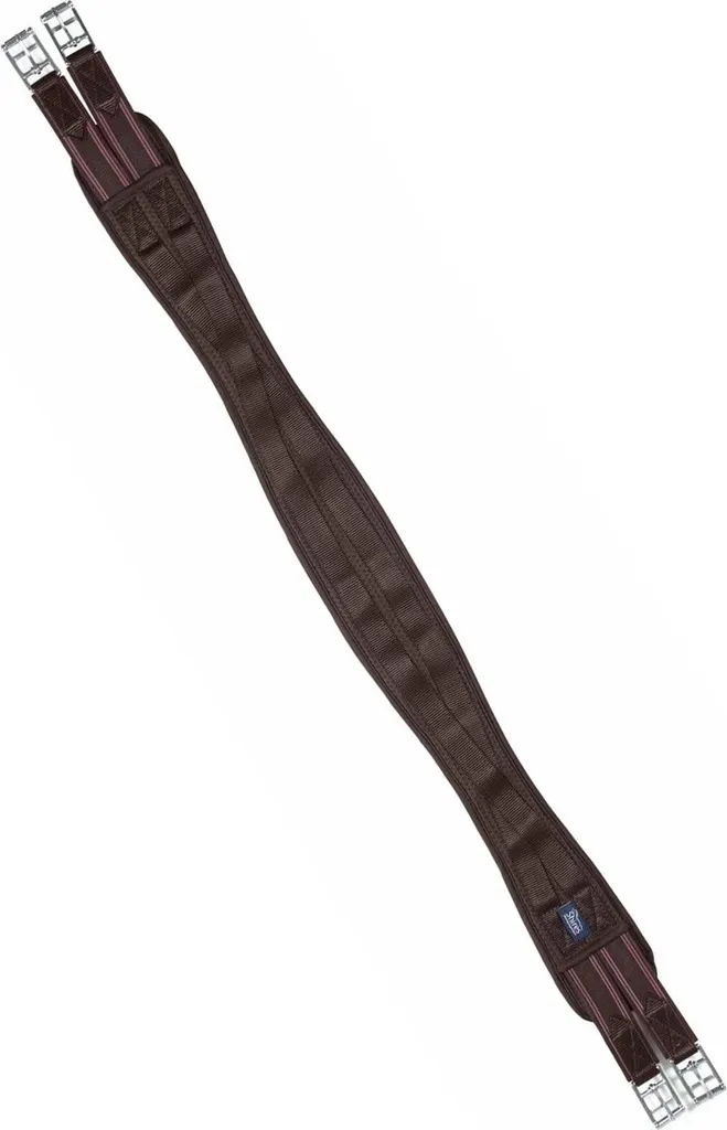 Sangle d'équitation respirante marron Shires Airflow 147 cm ER1161