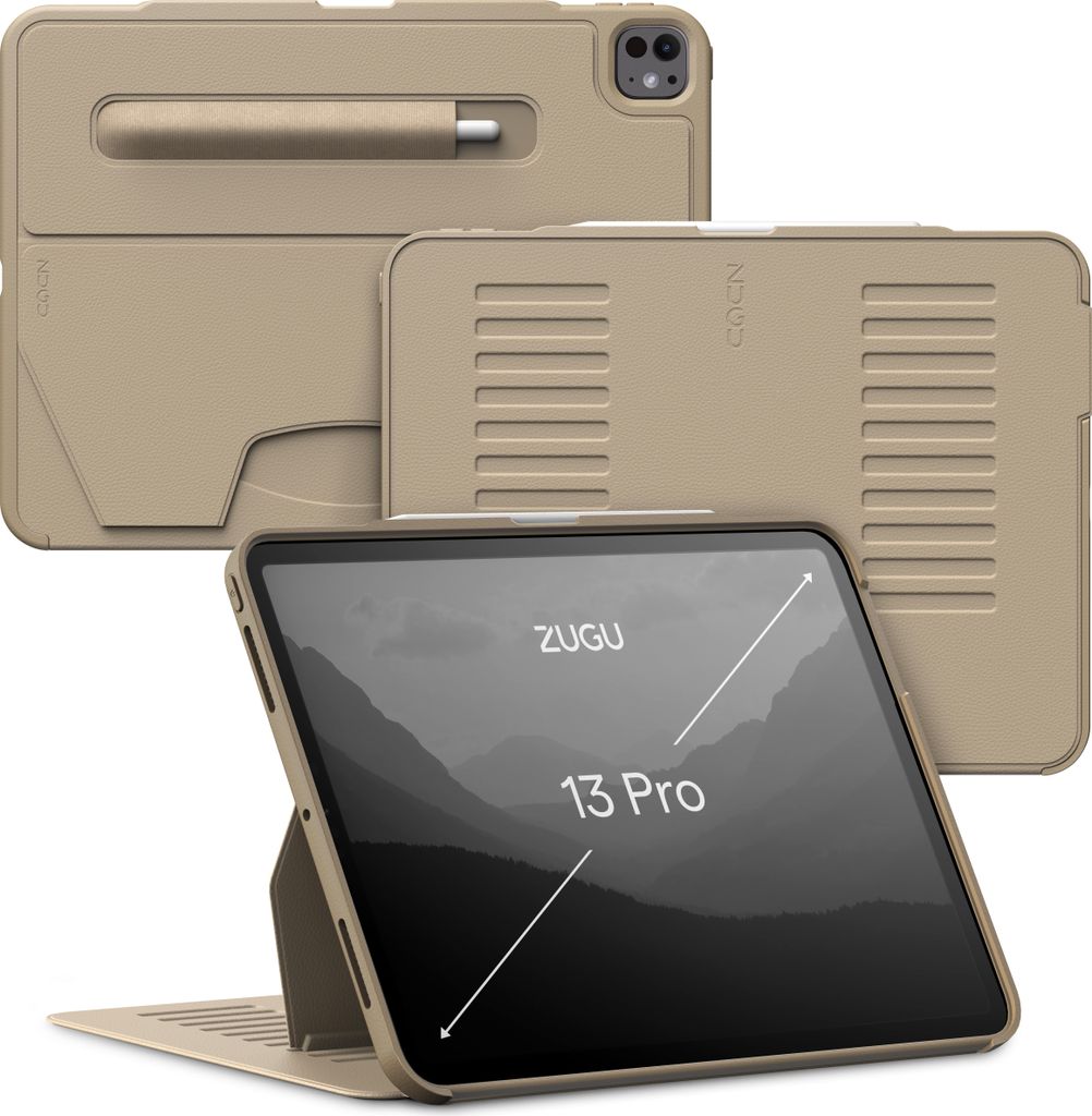 Zugu Case Hülle iPad Pro 13" (M4-M5) – Verstellbarer magnetischer Ständer – Sichere magnetische Halterung – Kompatibilität mit drahtlosem ...