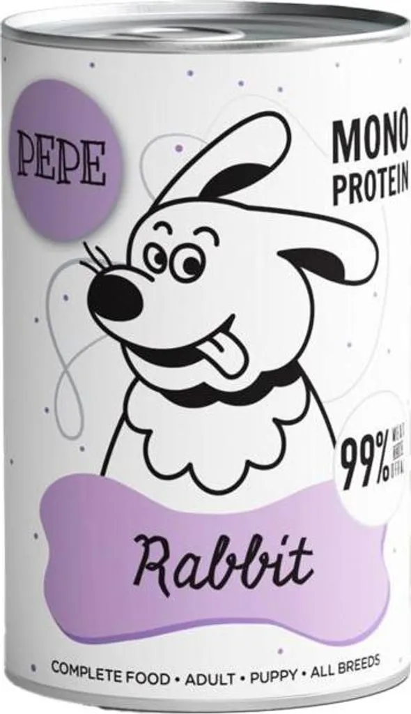 Pâtée Pepe Pet Pack repas varié pour chien difficile 12x400 g - 2