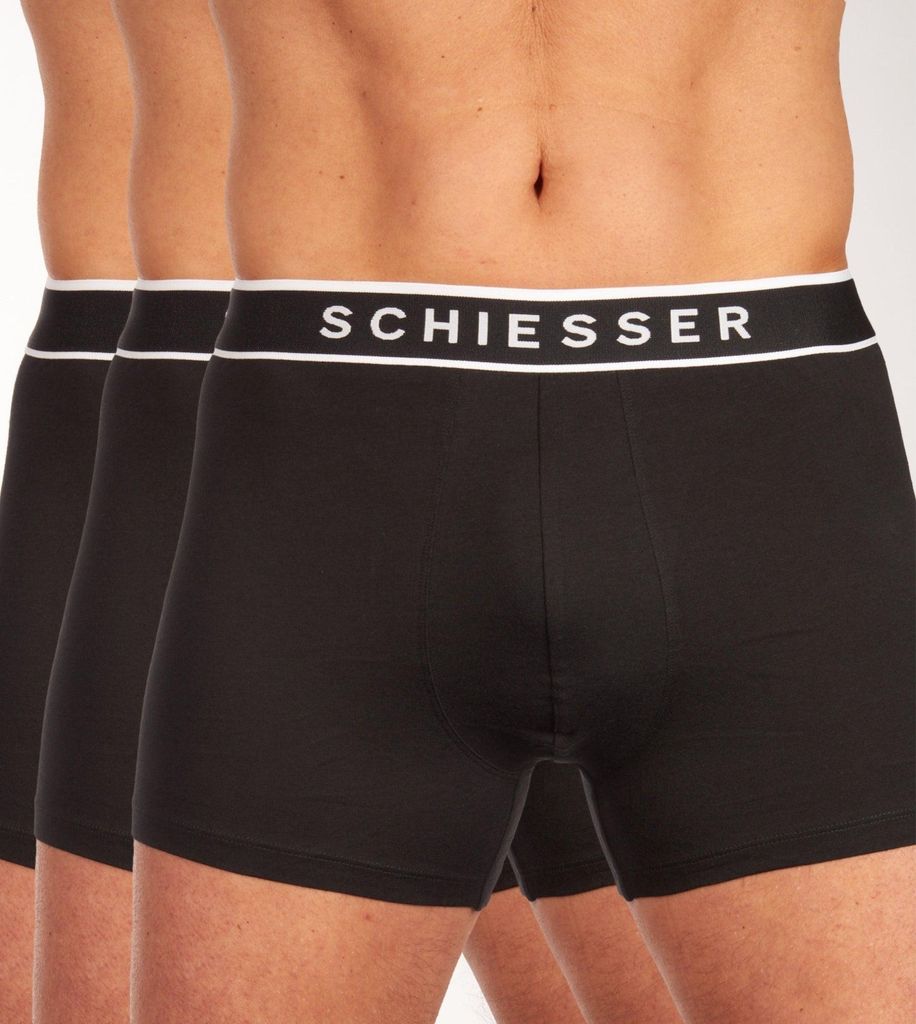 Schiesser boxer lot de 3 95/5 organic Coton boxer briefs Image du produit 