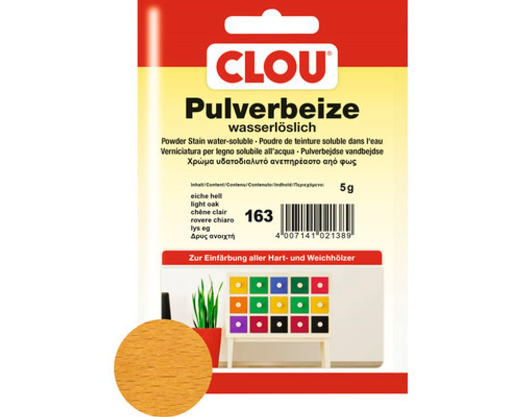 Clou Pulverbeize eiche hell 5 g