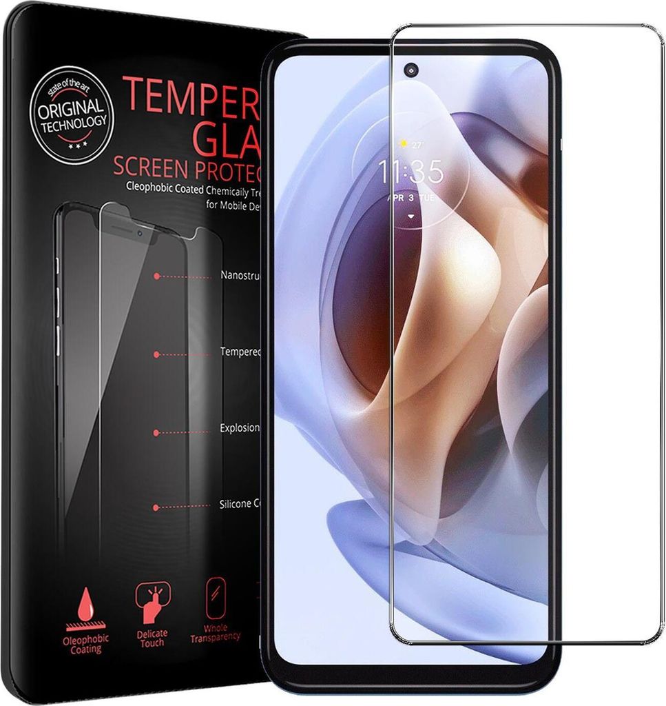 2x Conie Glasfolie für Motorola Moto G31 / G41 Displayschutz Folie Panzer Glas Premium Schutzfolie Set Blasenfrei