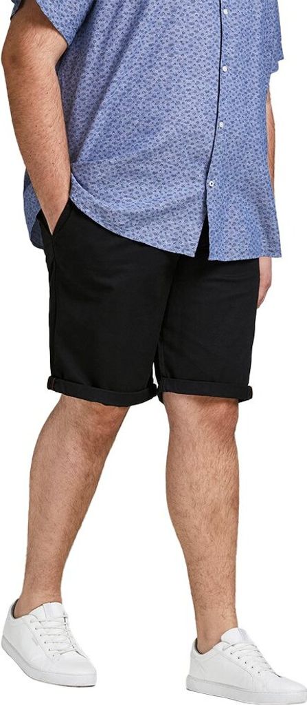 Jack & Jones Bowie Solid Sa Plus Size Chino Shorts Schwarz 40 Mann Schwarz 40