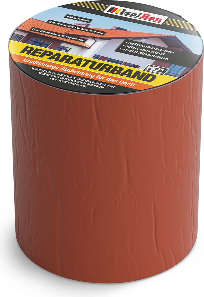 Isolbau Butyl Reparaturband - Ziegelrot, 150 mm x 10 m - Produktbild 