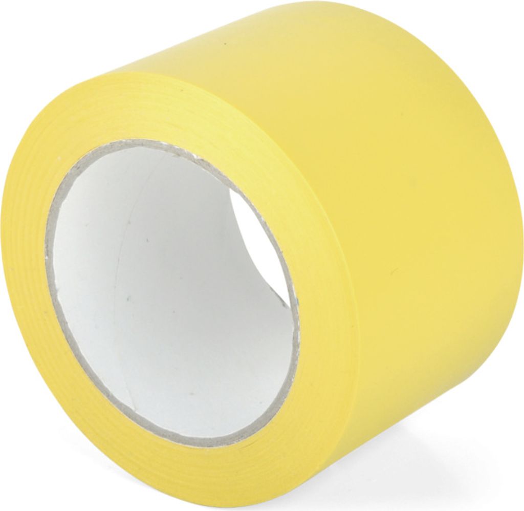 Standard-Bodenmarkierungsband WT-5160, PVC, Gelb, 75 mm x 33 m