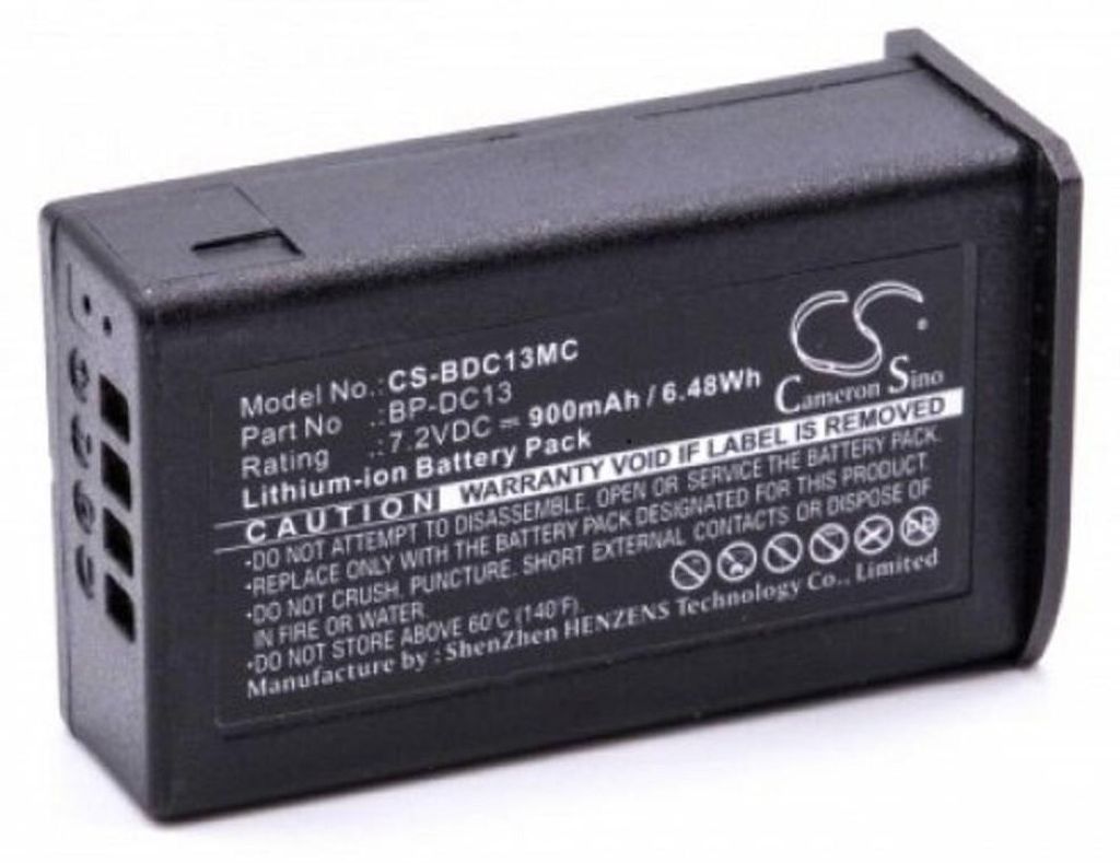 Akku für Leica BP-DC12 Li-Ion 7,2 Volt 900 mAh schwarz Produktbild 