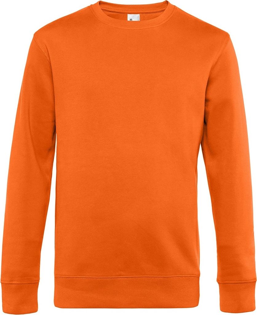 B&C - "King" Sweatshirt Rundhalsausschnitt für Herren BC4689 (S) (Orange)