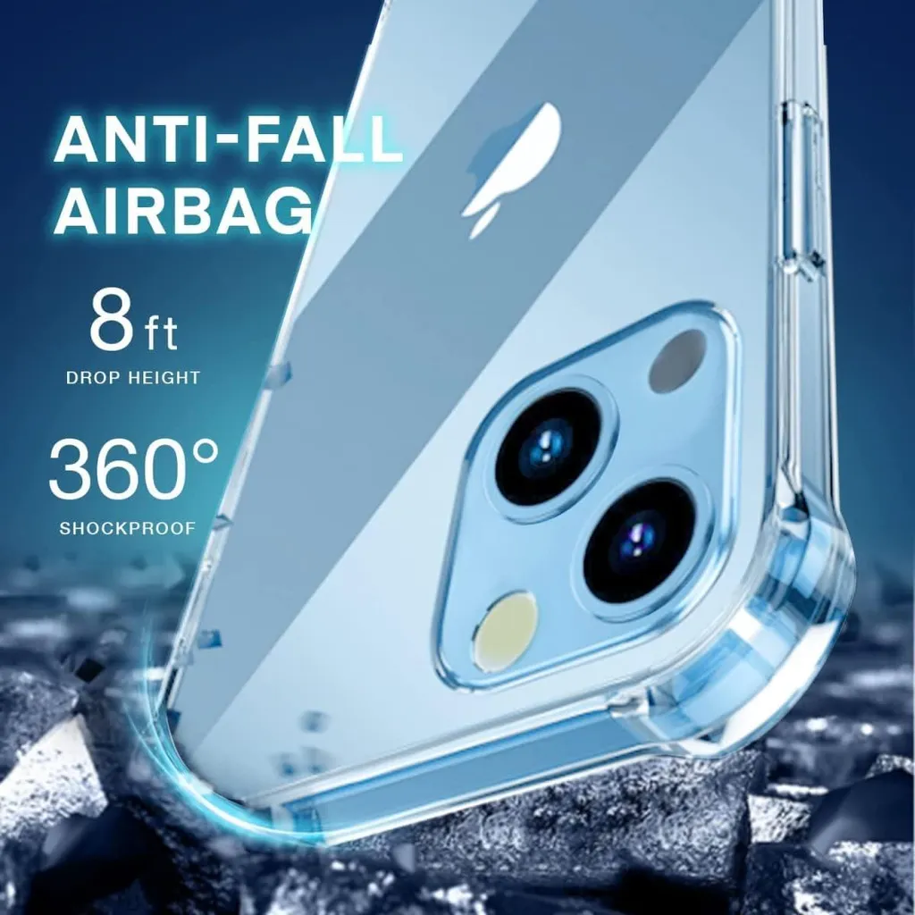 Coque iPhone 14 transparente antichoc et résistante - Protection dos nu