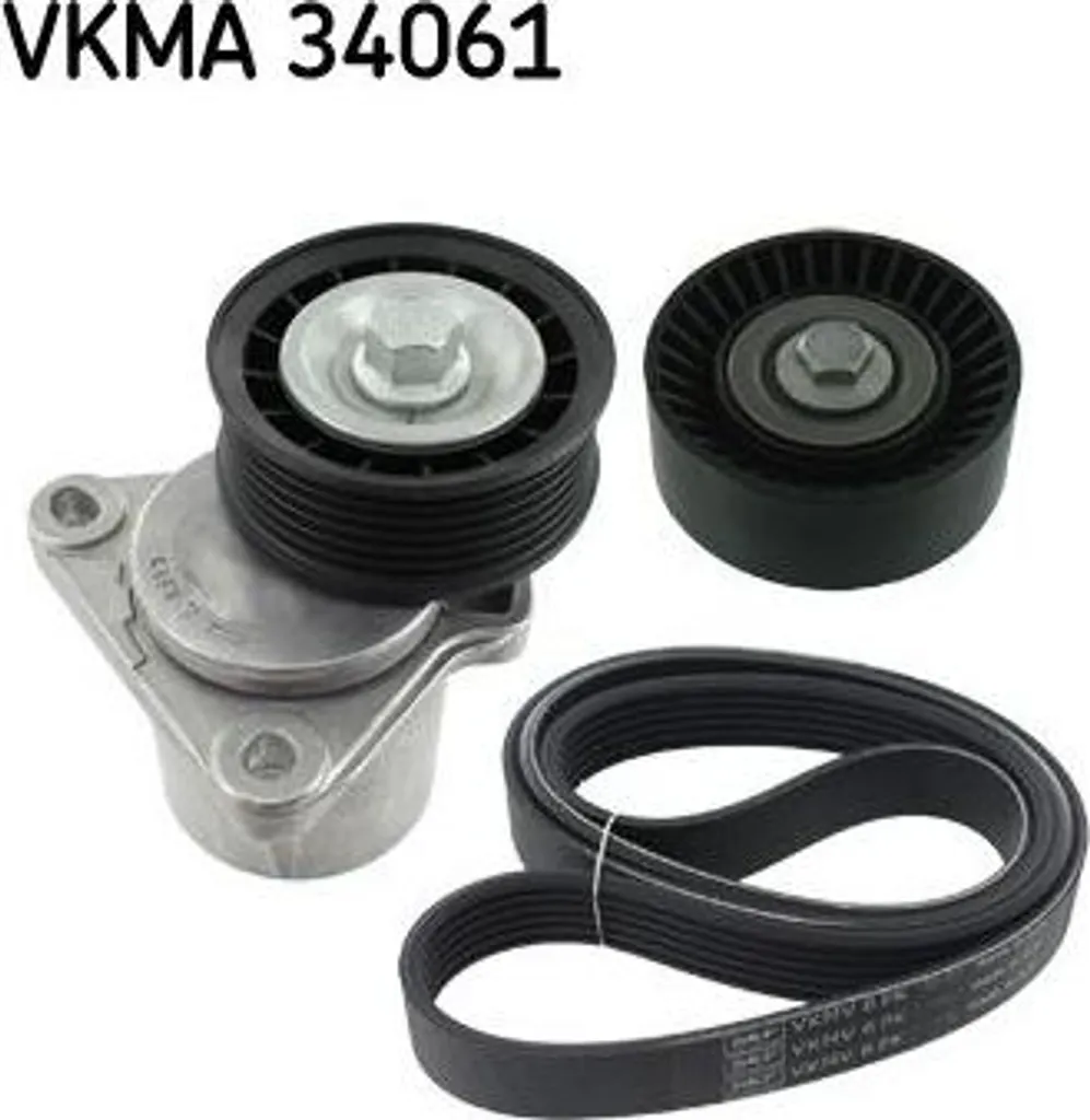 Stop aux sifflements moteur avec les courroies SKF VKMA 34061 OE 1127103