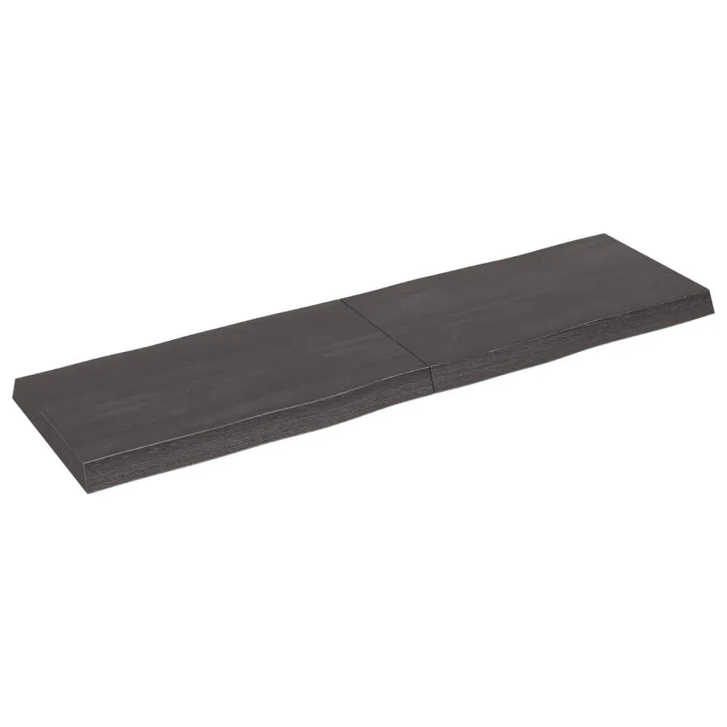 Piano Tavolo 140x40 Legno Massiccio Bordo Albero | Vero Artigianato