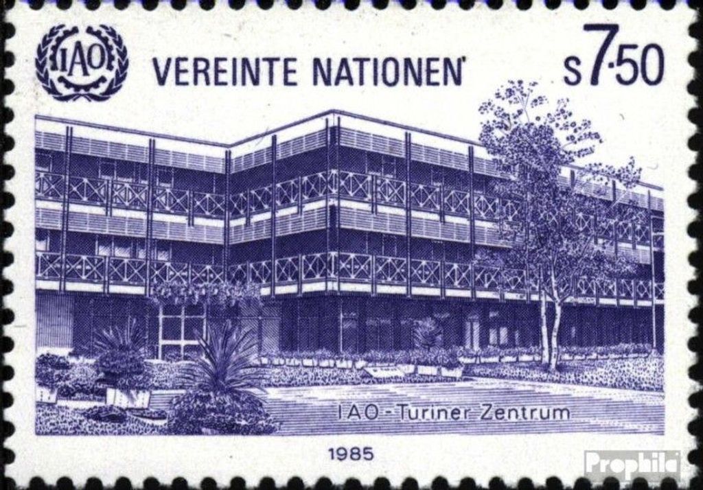 Briefmarken UNO - Wien 1985 Mi 47 (kompl.Ausg.) gestempelt Fortbildung