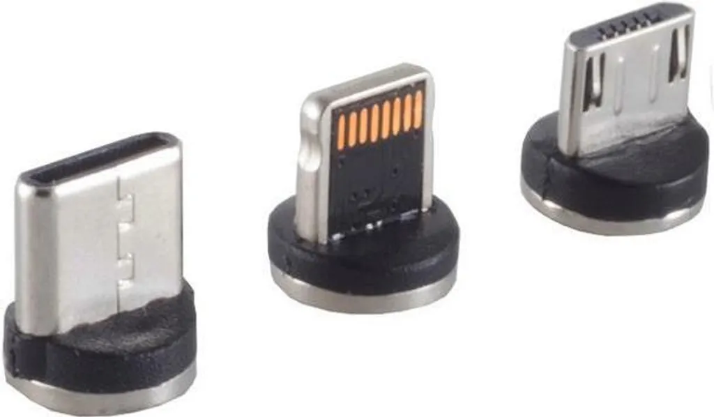Kit de connecteurs magnétiques 3en1 avec support, modèle 14-19003