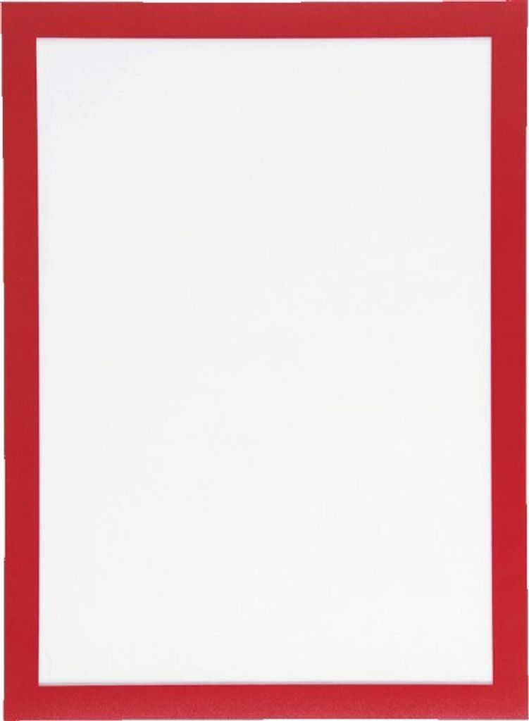 DURABLE Magnetrahmen DURAFRAME MAGNETIC, rot, magnetisch, DIN A4, 5/VE