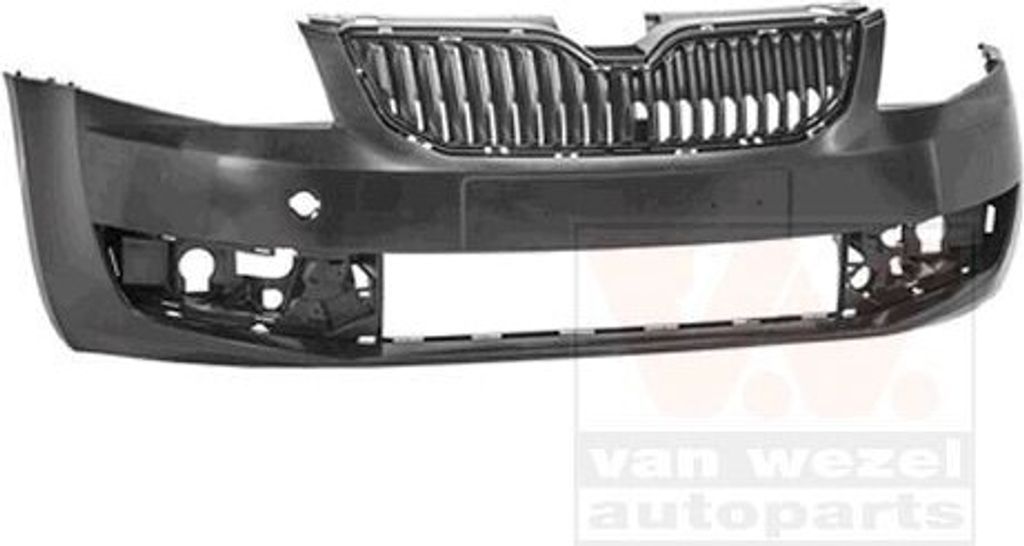 VAN WEZEL Stoßstange Stoßfänger für SKODA Octavia III Combi (5E5) Grau 7624570