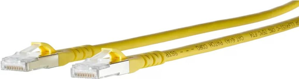 METZ CONNECT 1308450277-E, 0,2 m, Cat6a, S/FTP (S-STP), RJ-45, RJ-45, Gelb